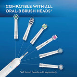 Oral-B Smart 1500 Rechargeable Electric Powered Toothbrush, White with Visible Pressure Sensor to Protect Gums - 3 Modes - 2 Minute Timer – Deep Cleans