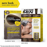 Just for Men Control GX Grey Reducing Shampoo for Lighter Shades of Hair, Blonde to Medium Brown, Gradual Hair Color, 4 Fl Oz - Pack of 3 (Packaging May Vary)