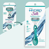 Schick Hydro Silk Sensitive Skin Razor for Women with 2 Moisturizing Razor Blade Refills