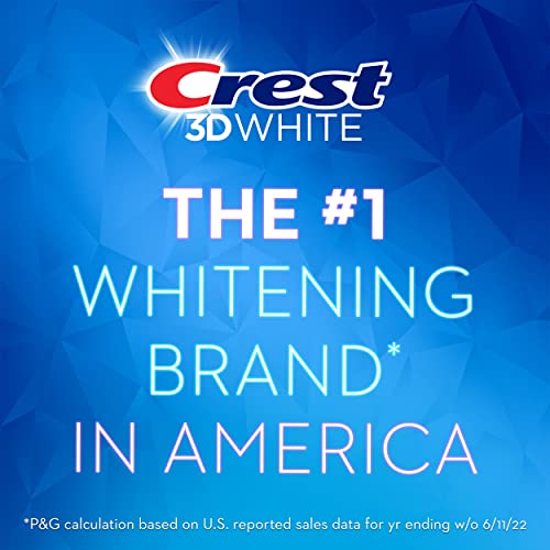 Crest 3D White Toothpaste, Advanced Luminous Mint, Teeth Whitening Toothpaste, 3.7 Oz (Pack of 4)