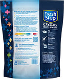 Fresh Step Crystals Health Monitoring Cat Litter, Unscented, Lightweight Crystals Litter Checks Urine pH Levels to Monitor Cat Health, Helps Control Odors, 14 Lbs Total (2 Pack of 7 Lb Bags)