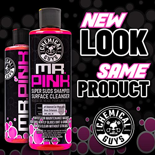 Chemical Guys CWS_402_64 Mr. Pink Foaming Car Wash Soap (Works with Foam Cannons, Foam Guns or Bucket Washes) Safe for Cars, Trucks, Motorcycles, RVs & More, 64 fl oz, Candy Scent