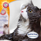 Arm & Hammer 2-in-1 Deodorizing & Dander Reducing Shampoo for Cats, Dander Remover for Dander and Odors, Baking Soda Moisturizes and Deodorizes, Lavender Chamomile Scent, 20 Fl Oz