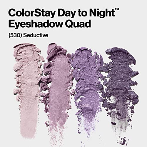 Revlon Eyeshadow Palette, ColorStay Day to Night Up to 24 Hour Eye Makeup, Velvety Pigmented Blendable Matte & Shimmer Finishes, 555 Moonlit, 0.16 Oz