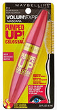 Maybelline New York Volum Express Pumped Up Colossal Mascara, Washable Formula Infused with Collagen for Up To 16x Lash Volume, Glam Black, 1 Count