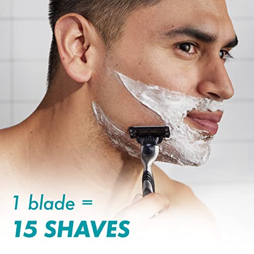 Mach3 Razor Refills for Men, 8 Razor Blade Refills