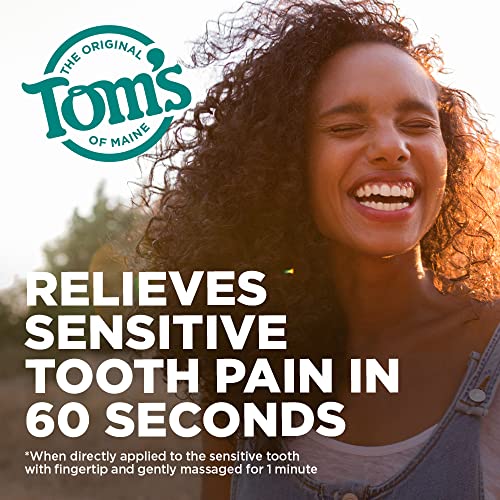 Toms of Maine Fluoride-Free Rapid Relief Sensitive Toothpaste, Fresh Mint, 4 oz. 3-Pack (Packaging May Vary)