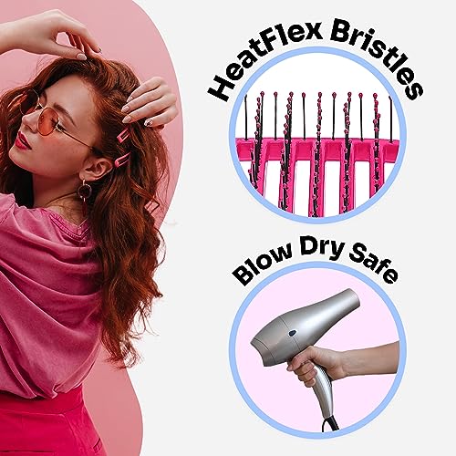 Wet Brush, Refresh and Extend Speed Dry Hair Black Detangling For All Hair Types – Removes Dirt Excess Oils and Impurities Charcoal Infused Bristles