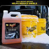 Meguiars Gold Class Car Wash, Ultra-Rich Car Wash Foam Soap and Conditioner for Car Cleaning, Car Paint Cleaner to Wash and Condition in One Easy Step, 1 Gallon