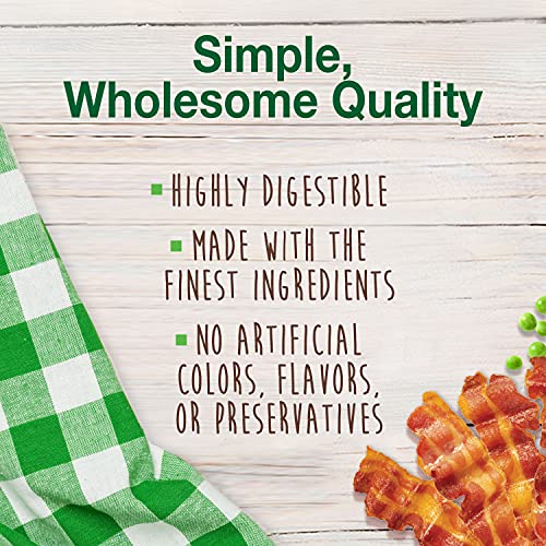 Nylabone Healthy Edibles Long-Lasting Dog Treats - Natural Dog Treats for Small Dogs - Dog Products - Bacon Flavor, X-Small/Petite (8 Count)