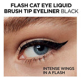 L’Oréal Paris Makeup Infallible Flash Cat Eye Waterproof Liquid Eyeliner, Black