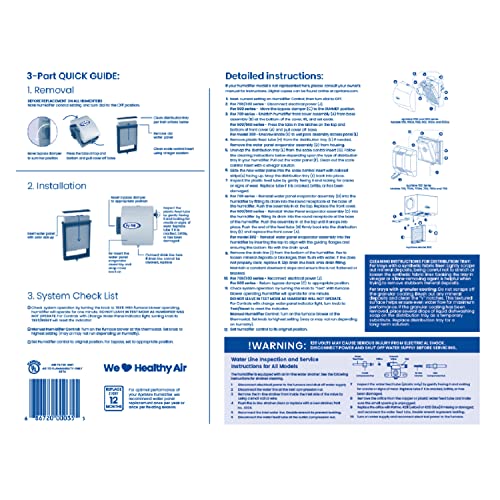 Aprilaire 35 Water Panel Humidifier Filter Replacement for Aprilaire Whole House Humidifier Models 350, 360, 560, 560A, 568, 600, 600A, 600M, 700, 700A, 700M, 760, 760A, 768 (Pack of 2)