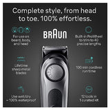 Braun All-in-One Style Kit Series 9 9440, 13-in-1 Trimmer for Men with Beard Trimmer, Body Trimmer for Manscaping, Hair Clippers & More, Braun’s Sharpest Blade, 40 Length Settings,