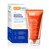 AcneFree Severe Acne 10% Benzoyl Peroxide Foaming Cleansing Wash, 5 Ounce