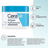 CeraVe Moisturizing Cream with Salicylic Acid | Exfoliating Body Cream with Lactic Acid, Hyaluronic Acid, Niacinamide, and Ceramides | Fragrance Free & Allergy Tested | 19 Ounce