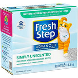 Fresh Step Clumping Cat Litter, Advanced, Simply Unscented, Extra Large, 37 Pounds total (2 Pack of 18.5lb Boxes)