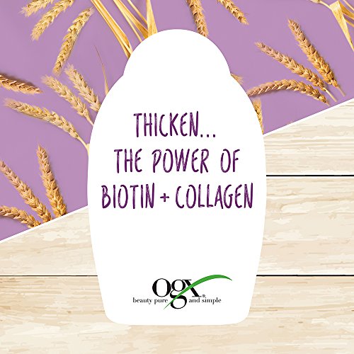 OGX Thick & Full + Biotin and Collagen Shampoo, 25.4 Fl Oz