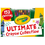 Crayola Ultimate Crayon Box Collection (152ct), Bulk Kids Crayon Caddy, Classic & Glitter Crayons, Gifts, Ages 3+