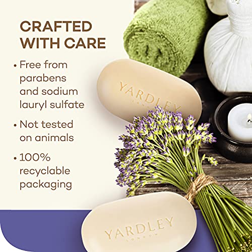 Yardley Bar Soap, English Lavender, 4.25 Ounce (Pack of 2)