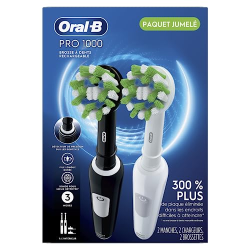 Oral-B Pro 1000 Rechargeable Electric Toothbrush, Pink