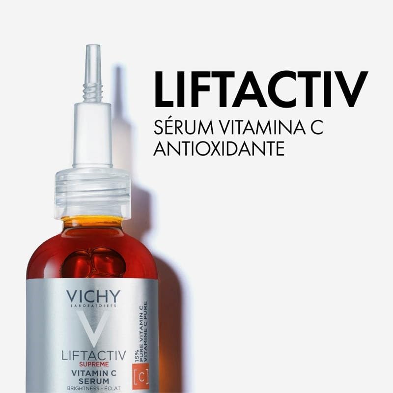 Vichy LiftActiv Anti Aging Serum and Brightening Skin Corrector for Face with 15% Pure Vitamin C