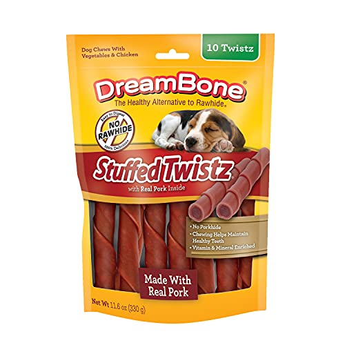 DreamBone Mini Sticks Wrapped With Real Chicken, Rawhide Free Dog Chew Sticks, 15 Count