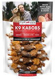 Pur Luv K9 Kabob Dog Treats, Made with Real Chicken, Duck and Sweet Potato, Healthy, Easily Digestible, Long Lasting, and High Protein, 12 oz