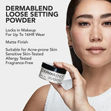 Dermablend Loose Setting Powder, Translucent Face Powder Makeup & Finishing Powder, Mattifying Finish and Shine Control , Travel Size .18oz.