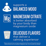 Natural Vitality Calm, Magnesium Citrate & Calcium Supplement, Drink Mix Powder Supports a Healthy Response to Stress, Gluten Free, Vegan, & Non-GMO, Raspberry Lemon, 16 Oz