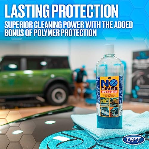 Optimum No Rinse Wash and Shine - ONR Car Wash, New Formula Version 5, Safe on Paint, Coatings, Wraps, and Interior, Rinseless Wash provides a Car Wash Soap Alternative (32 oz)