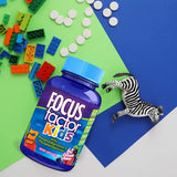 Focus Factor Kids Complete Daily Chewable Vitamins Multivitamin & Neuro Nutrient (Brain Function) w/Vitamin B12, C, D3-60 Count