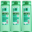 Garnier Fructis Pure Clean Purifying Shampoo, Silicone-Free, 12.5 Fl Oz, 3 Count (Packaging May Vary)