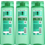 Garnier Fructis Pure Clean Purifying Shampoo, Silicone-Free, 12.5 Fl Oz, 3 Count (Packaging May Vary)