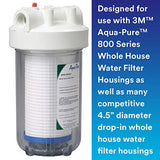 3M Aqua-Pure Whole House Replacement Water Filter AP810, For Aqua-Pure AP801, AP801-C, AP801T and AP801B Water Filtration Systems,White