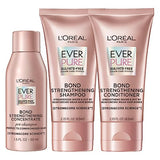 L’Oréal Paris, Bond Repair Shampoo and Conditioner, Strengthens & Repairs Weak Hair in 1 Use with System, Sulfate Free & Vegan, EverPure, 2.13 oz (1 kit)