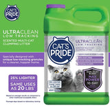 Cats Pride Max Power UltraClean Low Tracking Multi-Cat Clumping Litter - Keeps Paws & Home Clean - Up to 10 Days of Powerful Odor Control - 99% Dust Free - Fresh Scent, 15 Pounds