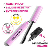 Waterproof Mascara By Wet n Wild Mega Length Waterproof Mascara, Very Black, 0.21 Ounce