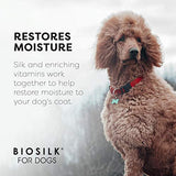 BioSilk for Dogs Silk Therapy Conditioner with Coconut Oil | Coconut Dog Shampoo Conditioning Detangling Spray for Pets | Dog Conditioner Spray with Natural Coconut Oil, 7 Fl Oz