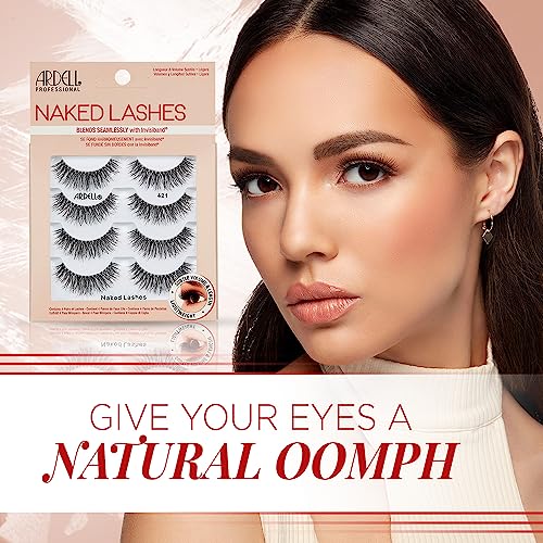 Ardell Strip Lashes Naked Lashes #420, 4 Pairs x 1-Pack