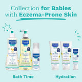 Mustela Stelatopia Eczema-Prone Skin Emollient Baby Cream - Moisturizing Body Lotion with Natural Avocado & Sunflower Oil - Fragrance-Free - 6.76 fl. oz.