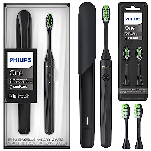 PHILIPS One by Sonicare Battery Toothbrush, Mango Yellow, HY1100/02