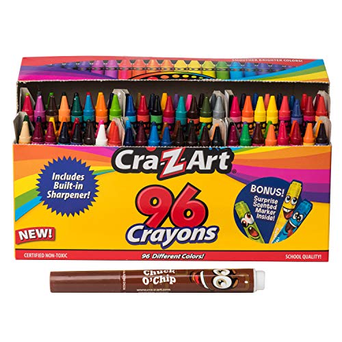 Cra-Z-Art 96ct Crayons in Flip-Top Box with Sharpener