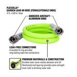 Flexzilla Garden Hose 5/8 in. x 25 ft, Heavy Duty, Lightweight, Drinking Water Safe, ZillaGreen - HFZG525YW-E