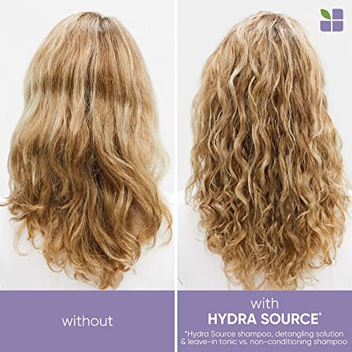 Biolage Hydra Source Detangling Solution | Detangles & Controls Static For Less Frizz & Fly-Aways | Renews Moisture | Paraben-Free | For Dry Hair | Vegan | Cruelty Free | 33.8 Fl. Oz