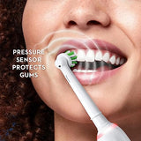 Oral-B Smart 1500 Rechargeable Electric Powered Toothbrush, White with Visible Pressure Sensor to Protect Gums - 3 Modes - 2 Minute Timer – Deep Cleans