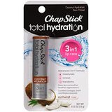 ChapStick Total Hydration Coconut Lip Balm Tube, Hydrating Coconut ChapStick for Lip Care - 0.12 Oz