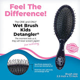 Wet Brush Kids Detangler Hair Brushes - Galaxy - Midi Detangling Brush With Ultra-Soft IntelliFlex Bristles Glide Through Tangles With Ease - Pain-Free Comb For All Hair Types