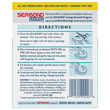 Sea Bond Secure Denture Adhesive Seals, Original Lowers, Zinc-Free, All-Day-Hold, Mess-Free, 30 Count (Pack of 1)