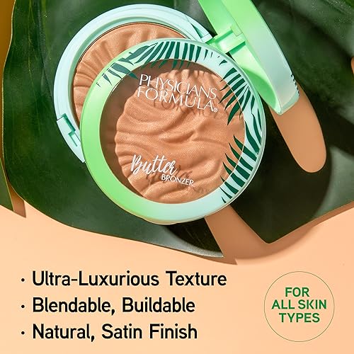 Physicians Formula Murumuru Butter Bronzer | Sunkissed Bronzer | Bronzer Face Powder Makeup | Dermatologist Approved | Packaging May Vary