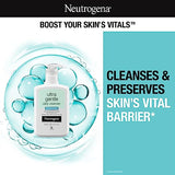 Neutrogena Ultra Gentle Foaming Facial Cleanser, Hydrating Face Wash for Sensitive Skin, Gently Cleanses Face Without Over Drying, Oil-Free, Soap-Free, 5.8 fl. oz